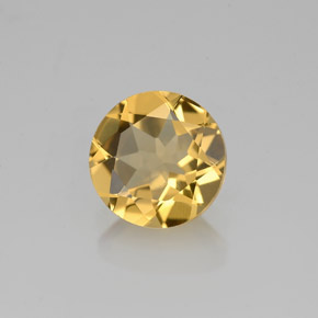 Berillo dorato Giallo naturale da 1.09 ct, Taglio rotondo, VVS-VS