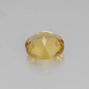 Berillo dorato Giallo naturale da 1.09 ct, Taglio rotondo, VVS-VS