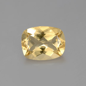 Berillo dorato naturale giallo da 1,95 ct, taglio a cuscino, VS