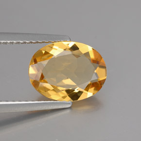 Berillo dorato Giallo naturale da 1.84 ct, Taglio ovale, VS