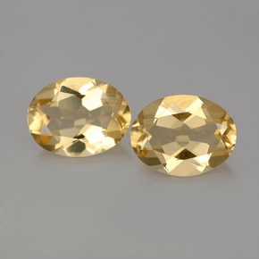 Gemme di Berillo dorato Giallo naturale da 3.18 ct, Taglio ovale, VVS