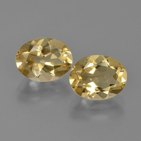 Berillo dorato naturale dorato da 3,69 ct, taglio ovale, VVS