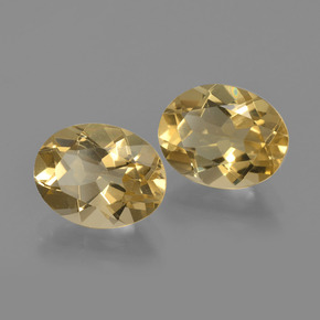 Berillo dorato naturale dorato da 3,69 ct, taglio ovale, VVS