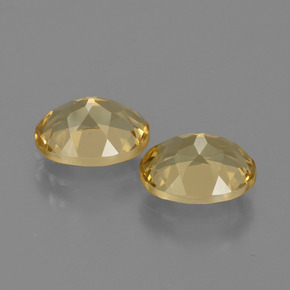 Berillo dorato naturale dorato da 3,69 ct, taglio ovale, VVS