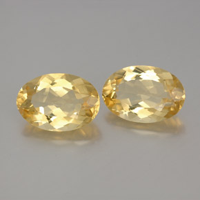 Gemme di Berillo dorato Giallo naturale da 3.08 ct, Taglio ovale, VVS