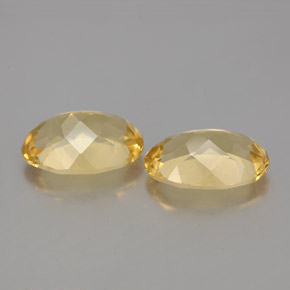 Gemme di Berillo dorato Giallo naturale da 3.08 ct, Taglio ovale, VVS