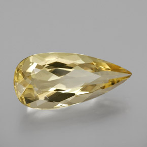 Berillo dorato Giallo naturale da 2.73 ct, Forma a pera, VVS