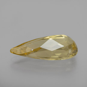 Berillo dorato Giallo naturale da 2.73 ct, Forma a pera, VVS