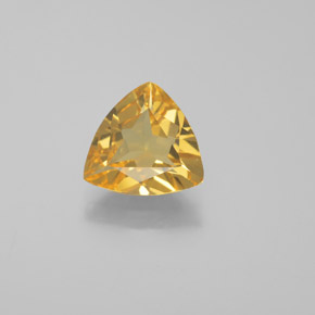 Berillo dorato Giallo naturale da 1.17 ct, Taglio trillion, VVS-VS