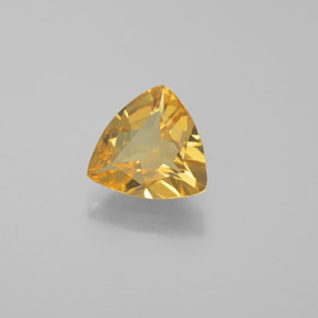 Berillo dorato Giallo naturale da 1.17 ct, Taglio trillion, VVS-VS