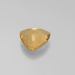 Berillo dorato naturale giallo da 2,61 ct, trillion, VVS