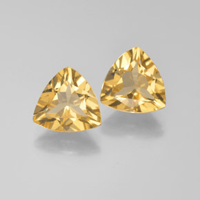 Berillo dorato naturale giallo da  ct, trillion, VVS-VS