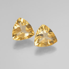 Berillo dorato naturale giallo da  ct, trillion, VVS-VS