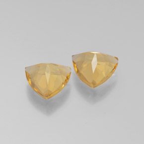Berillo dorato naturale giallo da  ct, trillion, VVS-VS