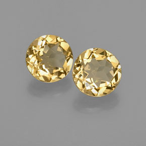 Gemme di Berillo dorato Giallo naturale da  ct, Taglio rotondo, VVS-VS