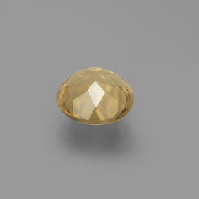 Berillo dorato naturale giallo da 2,34 ct, taglio rotondo, VVS-VS