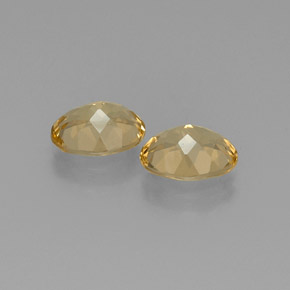 Berillo dorato naturale giallo da 4,35 ct, taglio ovale, VVS-VS