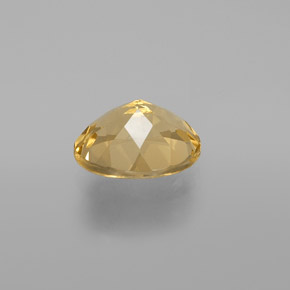 Berillo dorato naturale giallo da 2,29 ct, taglio ovale, VVS