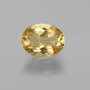 Berillo dorato Giallo naturale da 2.03 ct, Taglio ovale, VVS