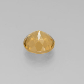 Berillo dorato naturale giallo da 2,85 ct, taglio rotondo, VVS