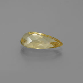 Berillo dorato naturale giallo da 2,12 ct, taglio a pera, VVS