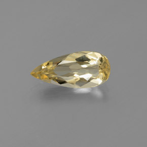 Berillo dorato Giallo naturale da 1.69 ct, Forma a pera, VVS