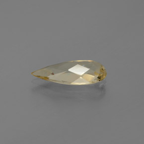 Berillo dorato Giallo naturale da 1.51 ct, Forma a pera, VVS