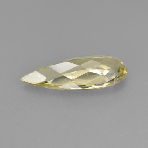 Berillo dorato Giallo chiaro naturale da 1.82 ct, Forma a pera, VS