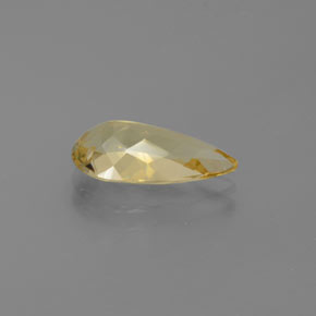 Berillo dorato naturale giallo da 2,13 ct, taglio a pera, VVS