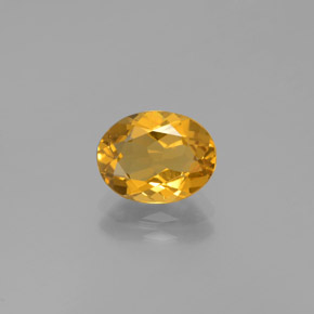 Berillo dorato Giallo naturale da 1.70 ct, Taglio ovale, VVS-VS