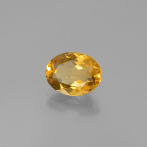 Berillo dorato Giallo naturale da 1.70 ct, Taglio ovale, VVS-VS