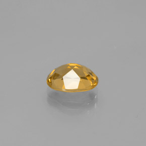 Berillo dorato naturale giallo da 1,68 ct, taglio ovale, VVS-VS