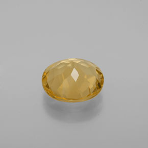 Berillo dorato naturale giallo da 2,98 ct, taglio rotondo, VS