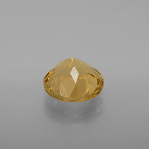 Berillo dorato naturale giallo da 3,44 ct, taglio rotondo, VVS-VS