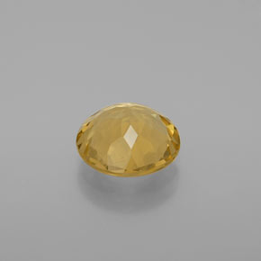 Berillo dorato naturale giallo da 2,70 ct, taglio rotondo, VVS-VS