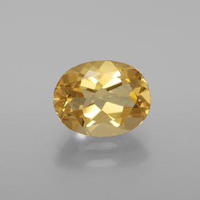 Berillo dorato Giallo naturale da 1.86 ct, Taglio ovale, VVS-VS