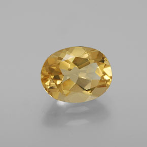 Berillo dorato Giallo naturale da 1.86 ct, Taglio ovale, VVS-VS