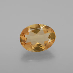 Berillo dorato naturale dorato da 1,46 ct, taglio ovale, VVS-VS