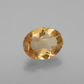 Berillo dorato naturale dorato da 1,46 ct, taglio ovale, VVS-VS