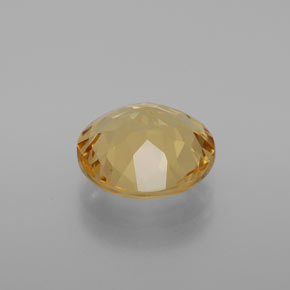 Berillo dorato naturale giallo da 3,20 ct, taglio rotondo, VVS