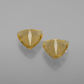 Berillo dorato naturale giallo da  ct, trillion, VVS-VS