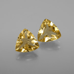 Berillo dorato naturale giallo da  ct, trillion, VVS-VS