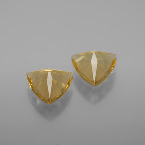 Berillo dorato naturale giallo da  ct, trillion, VVS-VS