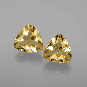 Berillo dorato naturale giallo da  ct, trillion, VVS-VS