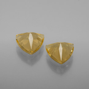 Berillo dorato naturale giallo da  ct, trillion, VVS-VS