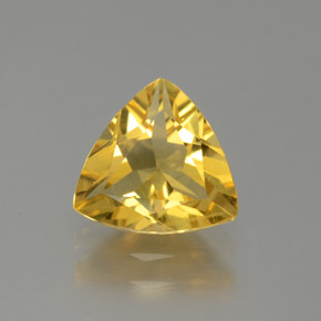 Berillo dorato naturale giallo da 1,16 ct, trillion, VVS-VS