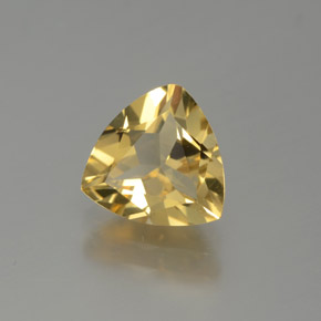 Berillo dorato Giallo naturale da 1.51 ct, Taglio trillion, VVS-VS
