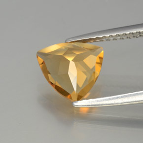 Berillo dorato Giallo naturale da 1.32 ct, Taglio trillion, VVS