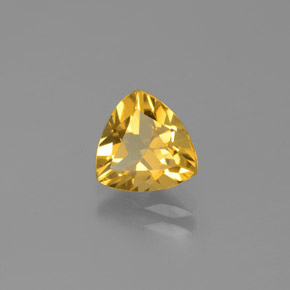 Berillo dorato Giallo naturale da 1.47 ct, Taglio trillion, VVS-VS