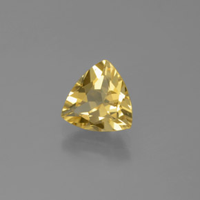 Berillo dorato naturale giallo da 1,33 ct, trillion, VVS-VS